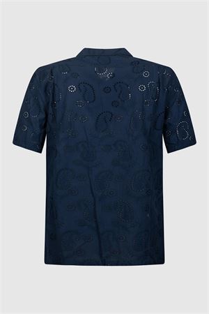 Camicia Sifnos Maniche Corte Sangallo Fiore MC2 SAINT BARTH | Camicia | SIF000207515L